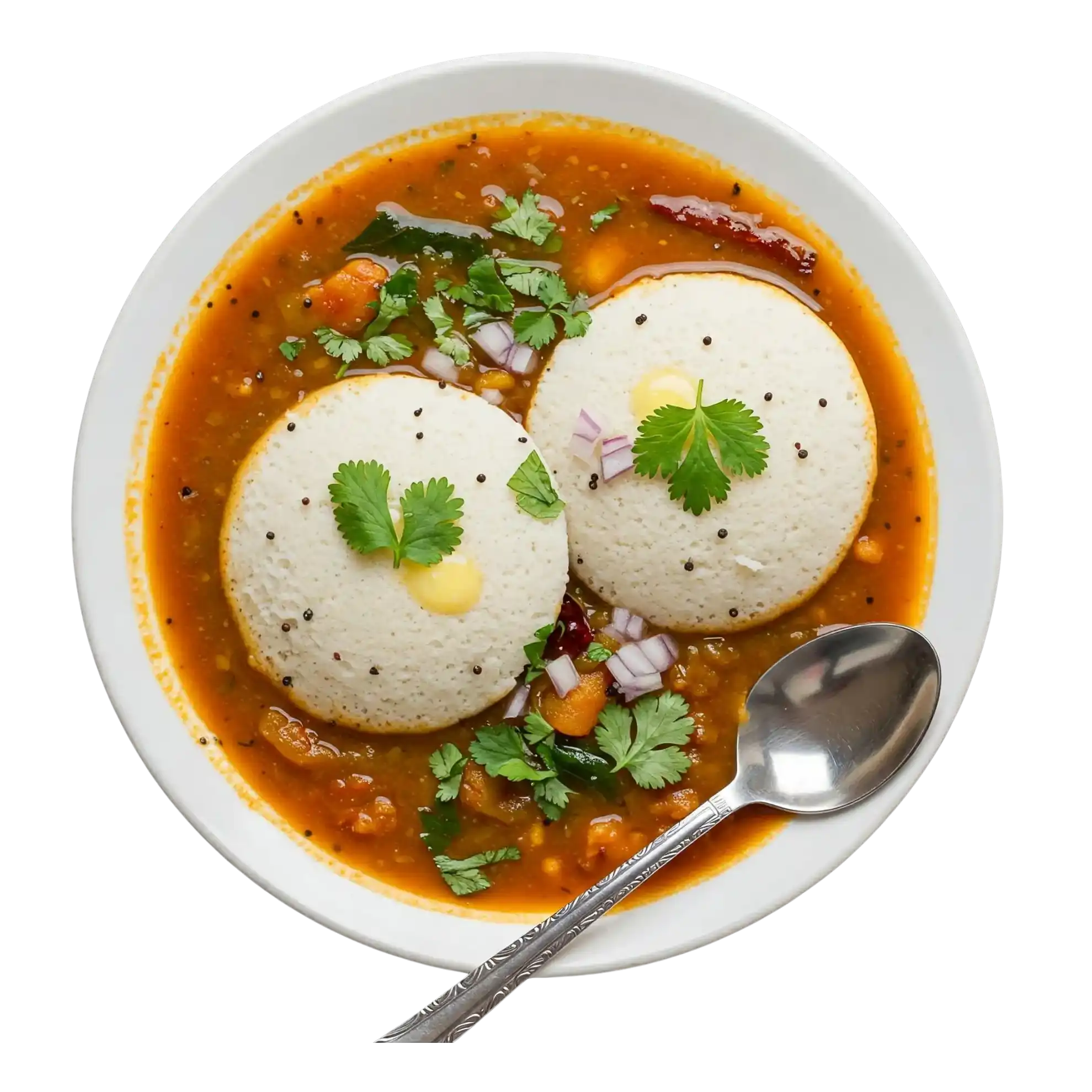 Sambar Idly at Athidi Indian